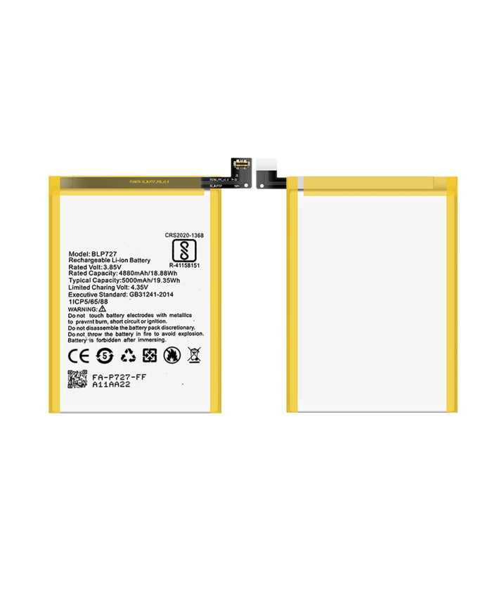 BATTERIA PER OPPO A9 (2020) - A11X 5000mAh RICAMBIO PARI ORIGINALE BLP727 PILA LITIO