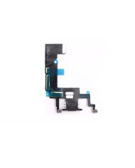 CONNETTORE DI RICARICA PER APPLE IPHONE XR DOCK MICROFONO ANTENNA NERO FLAT FLEX