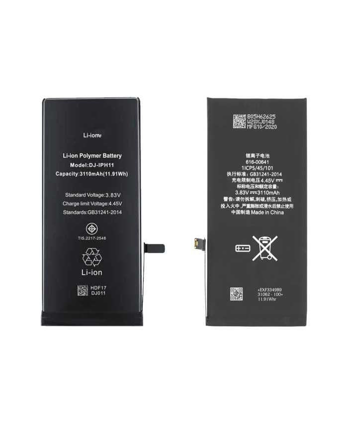 Batteria di Ricambio iPhone 11 3110 mAh | Riparafast SRLS