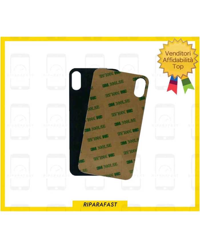 BACK COVER PER APPLE IPHONE XS MAX COPRI BATTERIA - BIG VETRO POSTERIORE SCOCCA