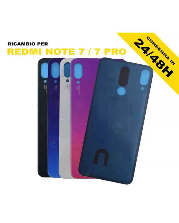 BACK COVER REDMI NOTE 7 / 7 PRO VETRO POSTERIORE XIAOMI