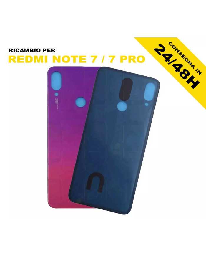 BACK COVER REDMI NOTE 7 / 7 PRO VETRO POSTERIORE XIAOMI