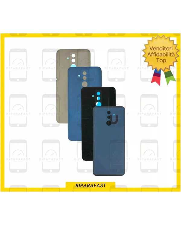 COVER BACK +BIADESIVO ADATTO PER HUAWEI MATE 20 LITE SNE-LX1 VETRO POSTERIORE
