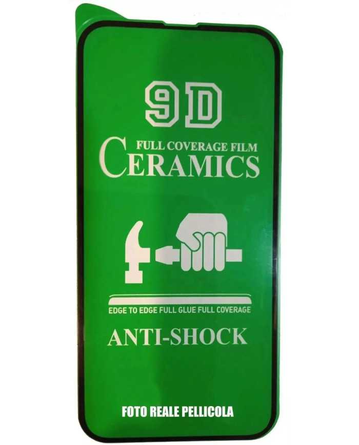 PELLICOLA CERAMICA 9D 100D IPHONE 15 14 13 12 PRO MAX PLUS MINI PROTEZIONE VETRO