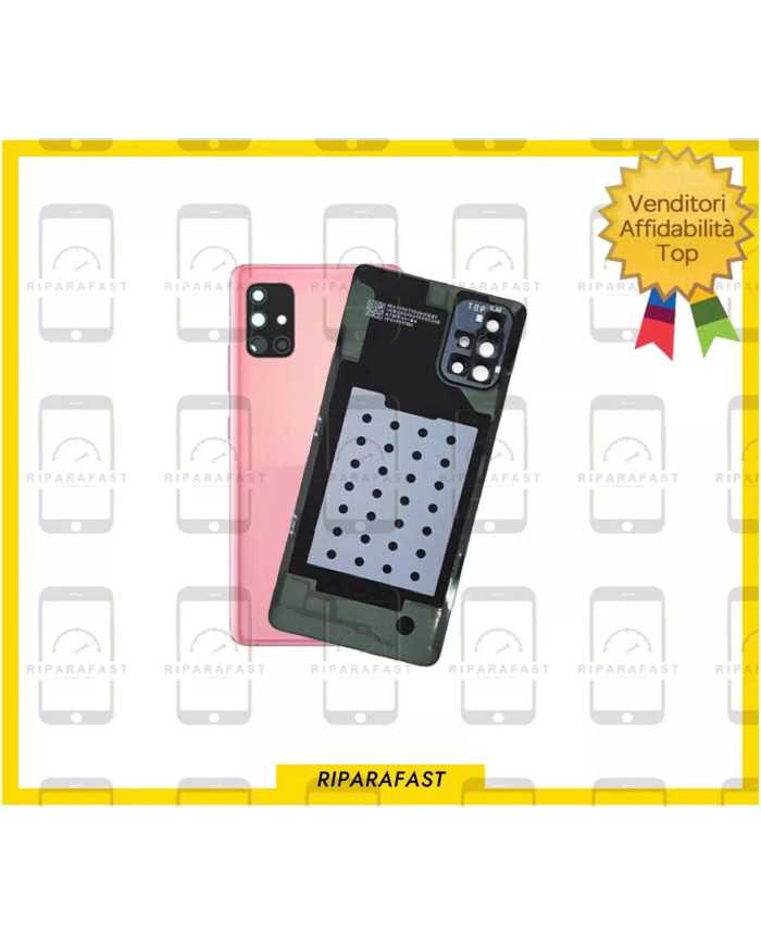 SCOCCA POSTERIORE SAMSUNG A71 A715F BACK COVER + CAMERA GLASS