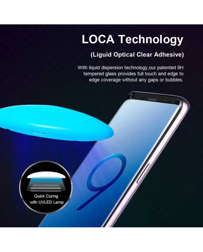 PELLICOLA VETRO TEMPERATO COLLA UV 3D PER SAMSUNG GALAXY S23 / S23+ ULTRA