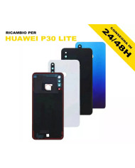 BACK COVER HUAWEI P30 LITE MAR-LX1M MAR-LX2J VETRO POSTERIORE