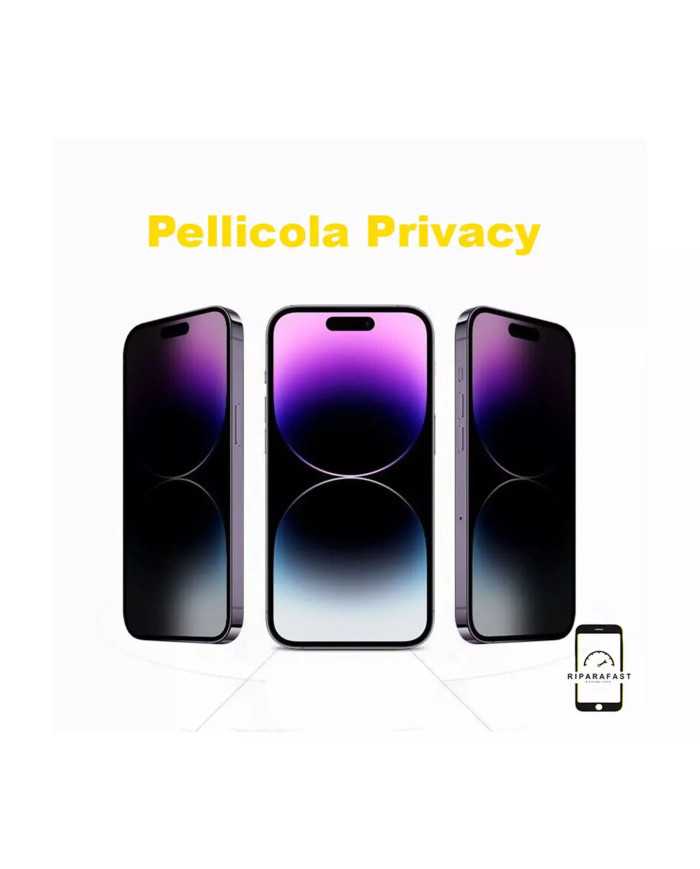 PELLICOLA PRIVACY IPHONE 14 13 12 11 MINI PRO MAX X XS VETRO TEMPERATO