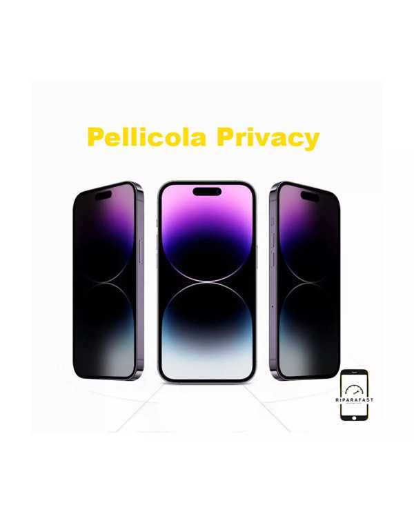 PELLICOLA PRIVACY IPHONE 14 13 12 11 MINI PRO MAX X XS VETRO TEMPERATO