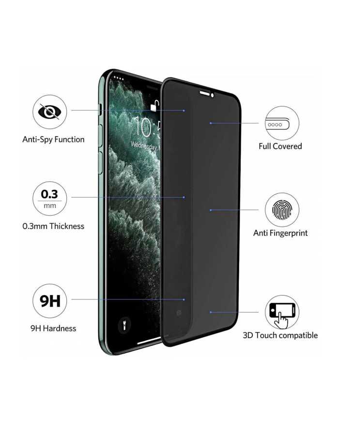 PELLICOLA PRIVACY IPHONE 14 13 12 11 MINI PRO MAX X XS VETRO TEMPERATO
