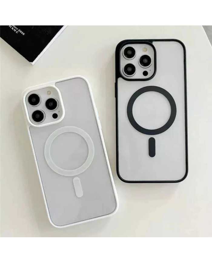 Cover MagSafe per Apple iPhone 13, 14, 15, 16 Mini, Pro, Plus, Max - Colorata Bumper