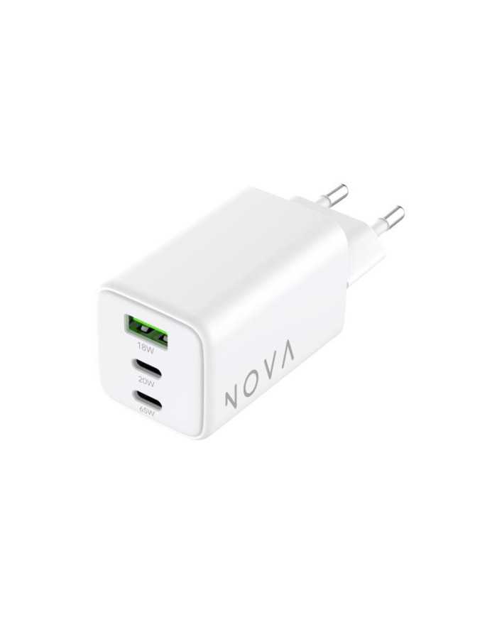 Nova - Caricabatteria GaN 2 porte USB-C + USB-A | Riparafast SRLS