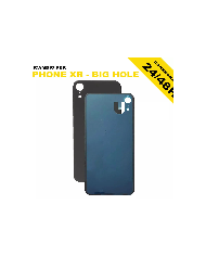 BACK COVER VETRO POSTERIORE iPhone XR BIG HOLE SCOCCA COPRI BATTERIA