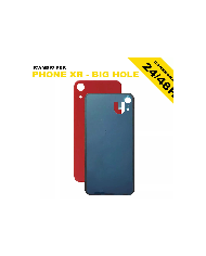 BACK COVER VETRO POSTERIORE iPhone XR BIG HOLE SCOCCA COPRI BATTERIA