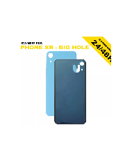 BACK COVER VETRO POSTERIORE iPhone XR BIG HOLE SCOCCA COPRI BATTERIA