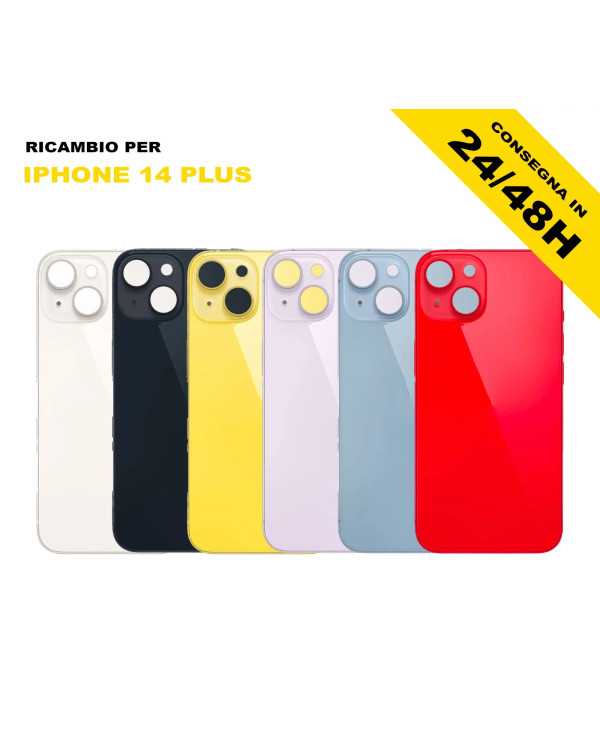 Vetro Posteriore Per Apple iPhone 14 Plus Back Cover