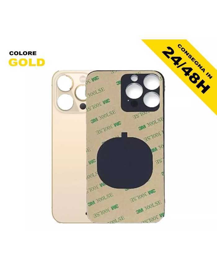 BACK COVER IPHONE 13 PRO MAX VETRO POSTERIORE SCOCCA BIG HOLE FORO LARGO