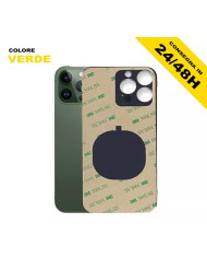 BACK COVER IPHONE 13 PRO MAX VETRO POSTERIORE SCOCCA BIG HOLE FORO LARGO