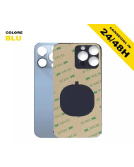 BACK COVER IPHONE 13 PRO MAX VETRO POSTERIORE SCOCCA BIG HOLE FORO LARGO