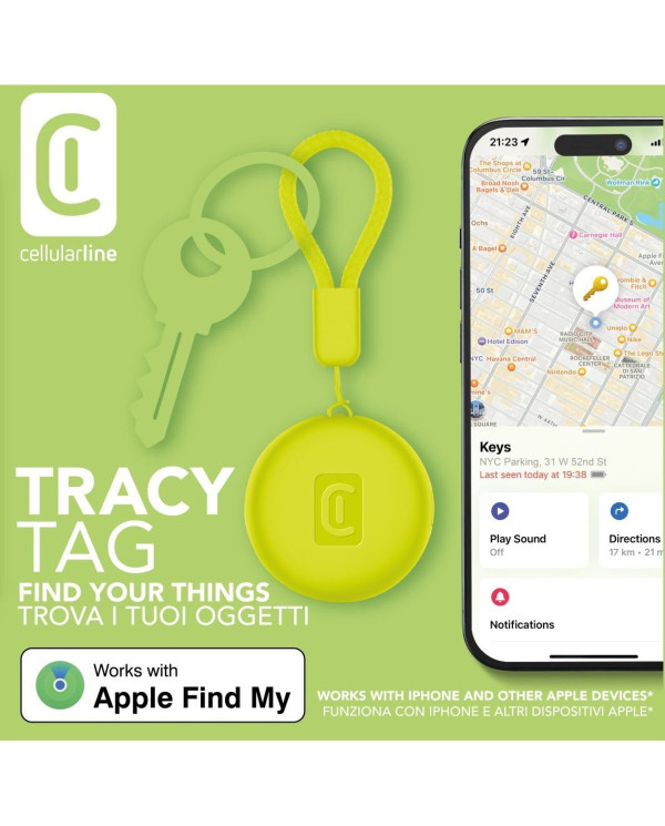Trova Oggetti Tracy Tag Lime iOS | Riparafast SRLS