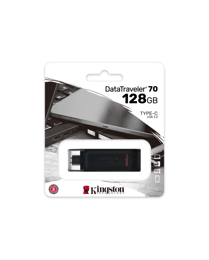 Memoria Pendrive Kingston 128GB USB 3.2 Type-C | Riparafast SRLS