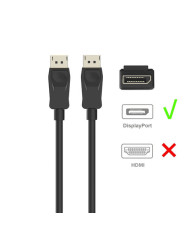Cavo DisplayPort 1m 4K Ewent: Qualità e Affidabilità | Riparafast SRLS