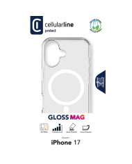 Custodia Gloss Mag iPhone 17 Trasparente | Riparafast SRLS