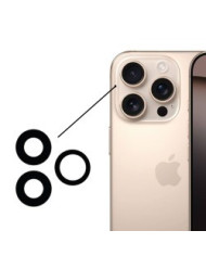 VETRINO FOTOCAMERA POSTERIORE IPHONE 16 PRO MAX LENTE VETRO CAMERA
