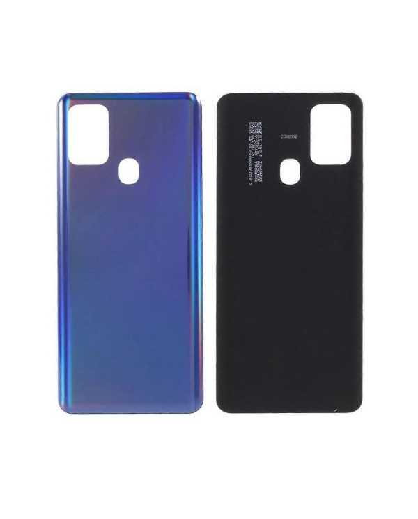 BACK COVER VETRO POSTERIORE SAMSUNG A21S SM A217 - BLU
