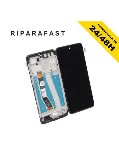 DISPLAY CON FRAME PER MOTOROLA MOTO G14 XT2341 LCD TOUCH SCREEN VETRO