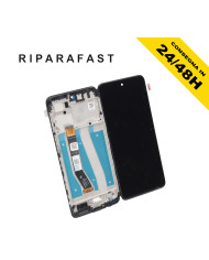 DISPLAY CON FRAME PER MOTOROLA MOTO G14 XT2341 LCD TOUCH SCREEN VETRO
