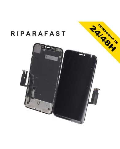 DISPLAY PER APPLE IPHONE XR A1984 A2105 LCD PARI ORIGINALE TOUCH SCREEN VETRO