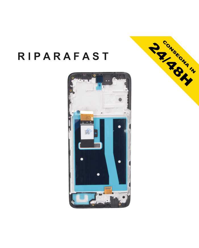 LCD DISPLAY PER MOTOROLA MOTO G53 XT2335 CON FRAME TOUCH PARI ORIGINALE VETRO