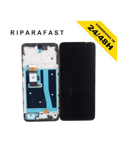 LCD DISPLAY PER MOTOROLA MOTO G53 XT2335 CON FRAME TOUCH PARI ORIGINALE VETRO