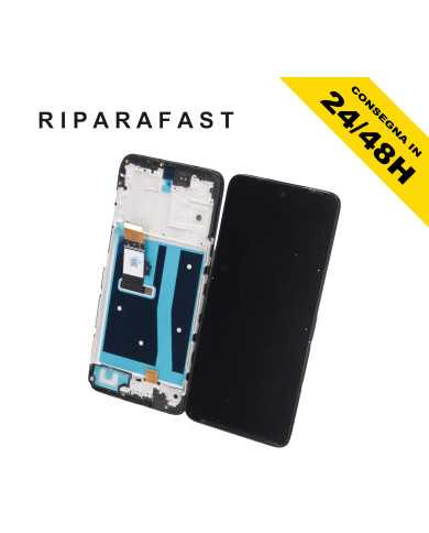 LCD DISPLAY PER MOTOROLA MOTO G53 XT2335 CON FRAME TOUCH PARI ORIGINALE VETRO