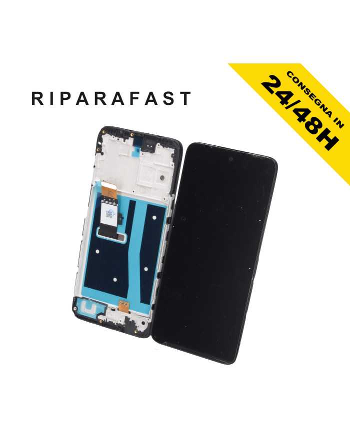 LCD DISPLAY PER MOTOROLA MOTO G53 XT2335 CON FRAME TOUCH PARI ORIGINALE VETRO