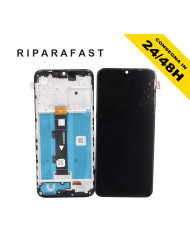 DISPLAY PER MOTOROLA MOTO G10 XT2127 LCD CON FRAME VETRO NERO