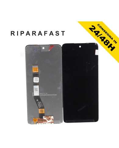 DISPLAY PER MOTOROLA MOTO G14 XT-2341 XT2341 LCD TOUCH SCREEN VETRO NERO