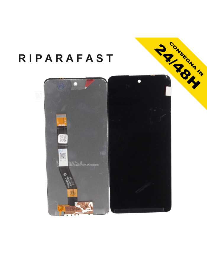 DISPLAY PER MOTOROLA MOTO G14 XT-2341 XT2341 LCD TOUCH SCREEN VETRO NERO