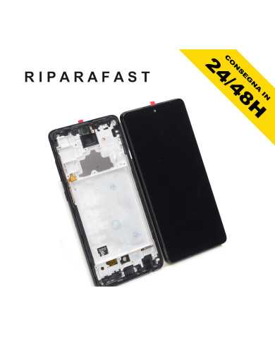 DISPLAY LCD CON FRAME PER SAMSUNG GALAXY A72 SM A725 A726  INCELL SCHERMO TOUCH VETRO