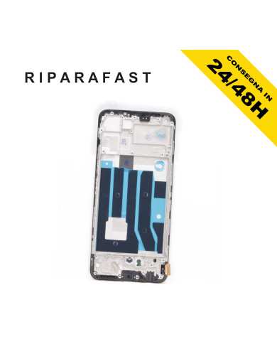 DISPLAY CON FRAME PER OPPO REALME 8 PRO RMX3081 LCD TOUCH TFT SCHERMO ASSEMBLATO