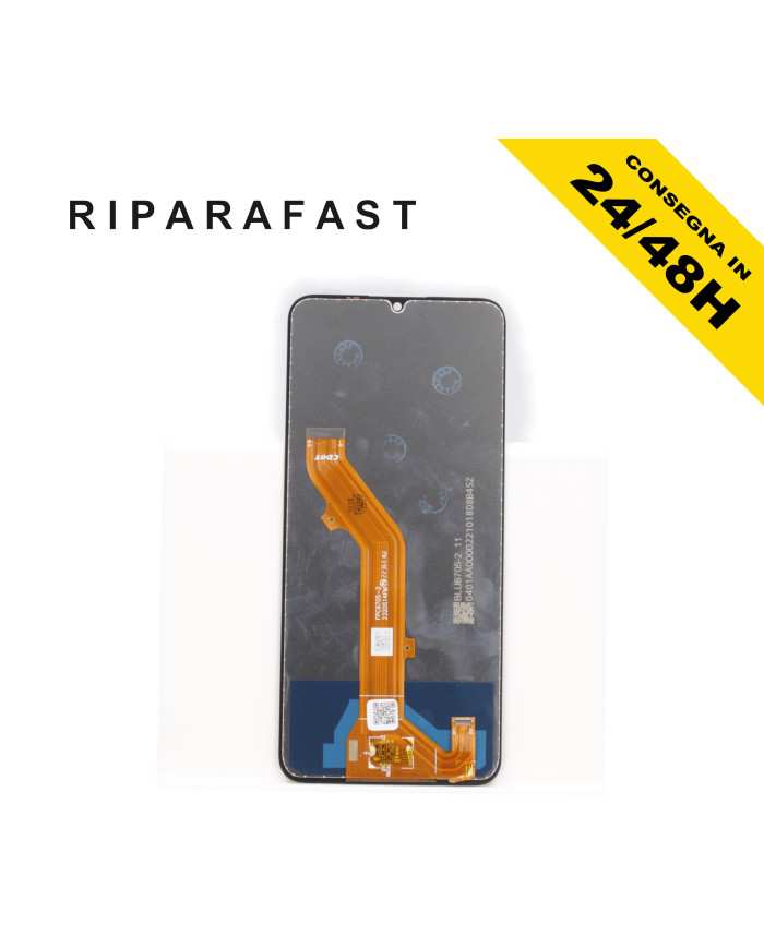 DISPLAY PER TCL 40 SE T610K T610K2 LCD TOUCH SCREEN VETRO SCHERMO VETRO NERO