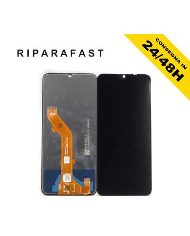 DISPLAY PER TCL 40 SE T610K T610K2 LCD TOUCH SCREEN VETRO SCHERMO VETRO NERO