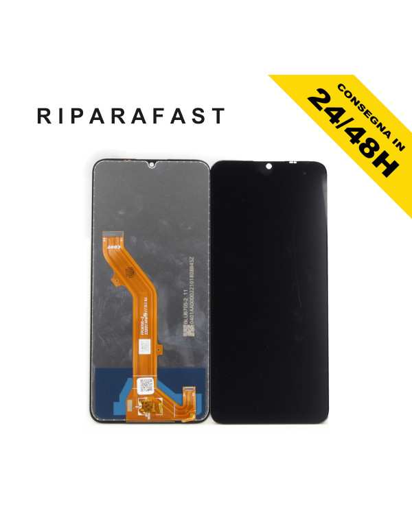 DISPLAY PER TCL 40 SE T610K T610K2 LCD TOUCH SCREEN VETRO SCHERMO VETRO NERO