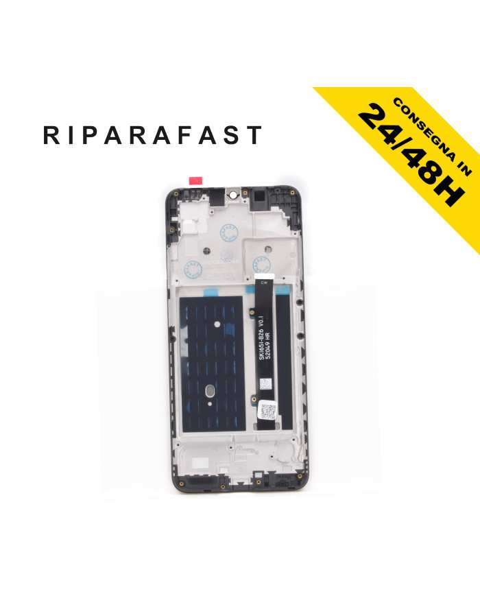 DISPLAY CON FRAME LCD PER ZTE BLADE A51 TOUCH SCREEN MONITOR SCHERMO VETRO NERO