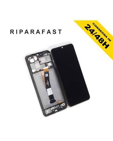 Display con Frame per Xiaomi Redmi 12C LCD Touch Vetro | Riparafast SRLS