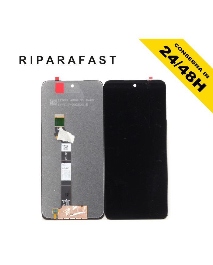 DISPLAY LCD PER MOTOROLA MOTO G35 XT2433 XT2433-2 TOUCH SCREEN VETRO ASSEMBLATO
