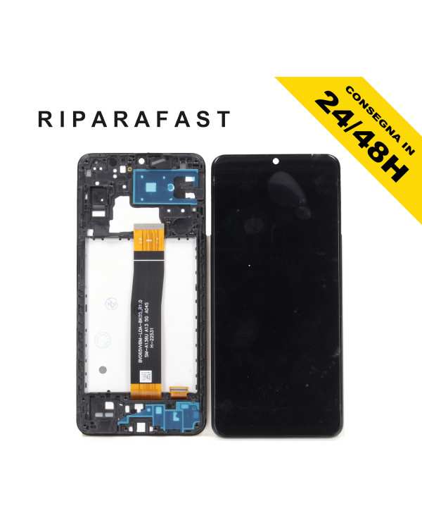 Display con Frame per Samsung Galaxy A13 5G Nero | Riparafast SRLS