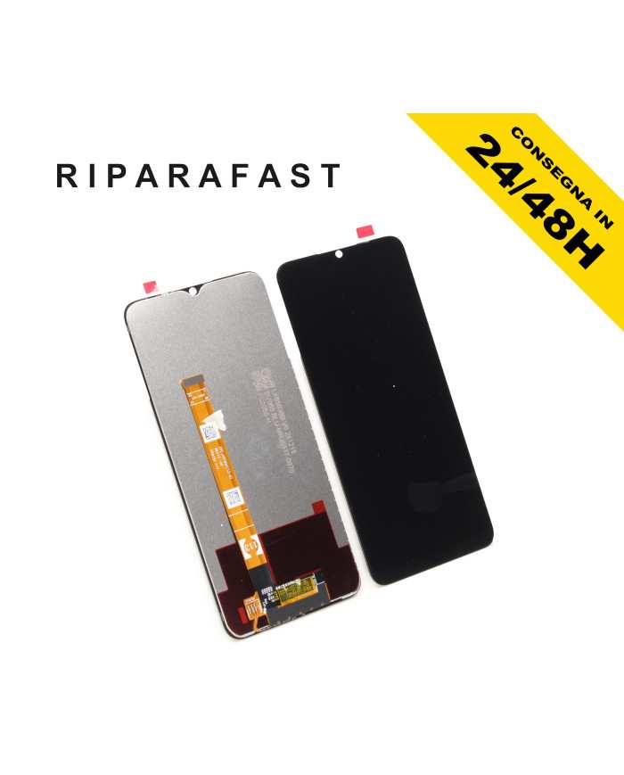 DISPLAY PER OPPO A16 CPH2269 / A16S CPH2271 LCD TOUCH SCREEN VETRO NERO SCHERMO