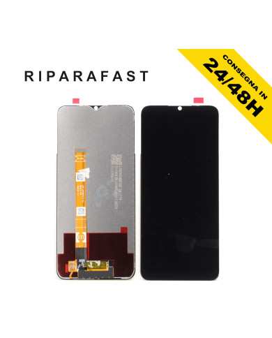 DISPLAY PER OPPO A16 CPH2269 / A16S CPH2271 LCD TOUCH SCREEN VETRO NERO SCHERMO